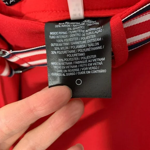 Tahari Bruna Crepe Pants – Redstone – US 4 – NWT - Picture 3 of 3